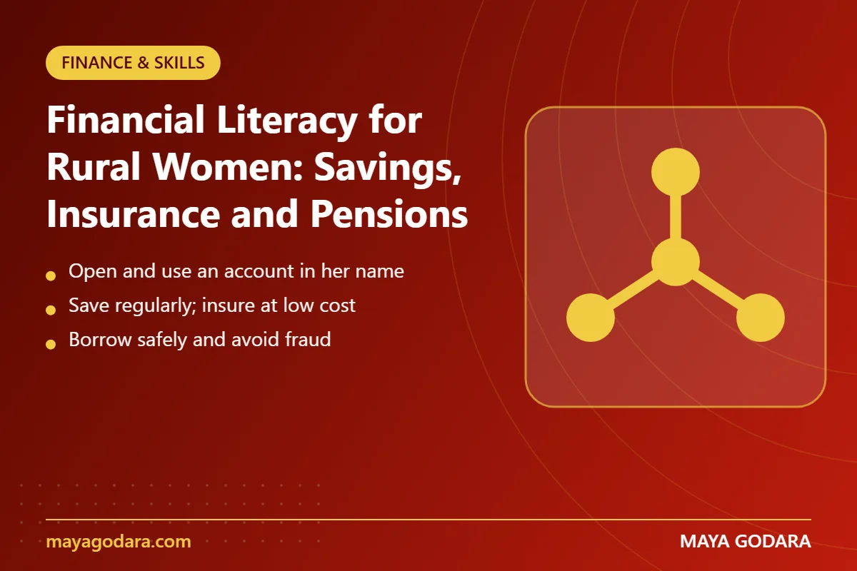 Financial Literacy for Rural Women: Savings, Insurance and Pensions - key points